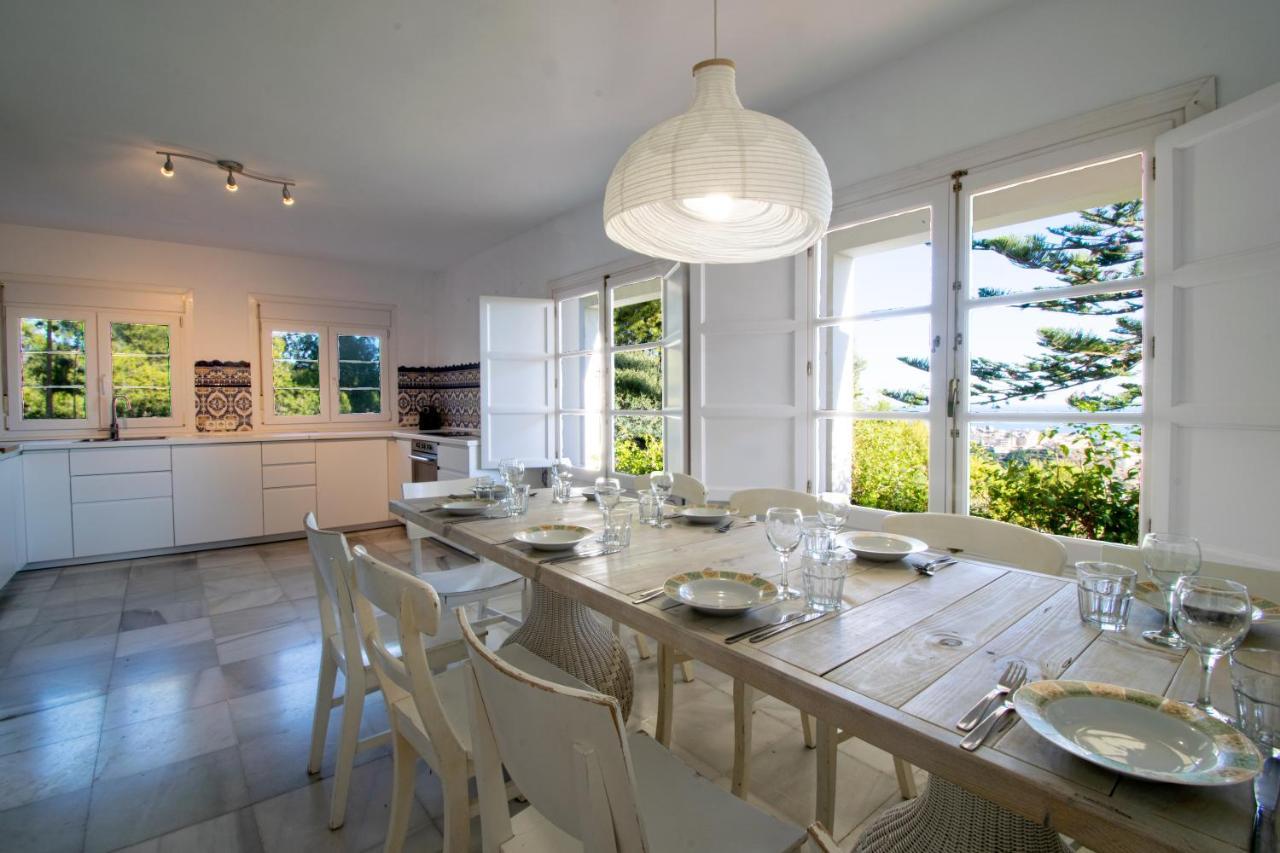 Gran Villa Con Vistas Al Mar Y Piscina Privada Malaga Bagian luar foto