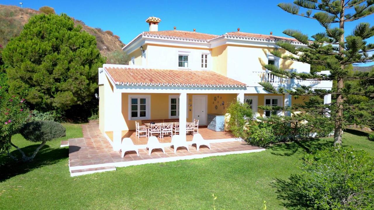 Gran Villa Con Vistas Al Mar Y Piscina Privada Malaga Bagian luar foto