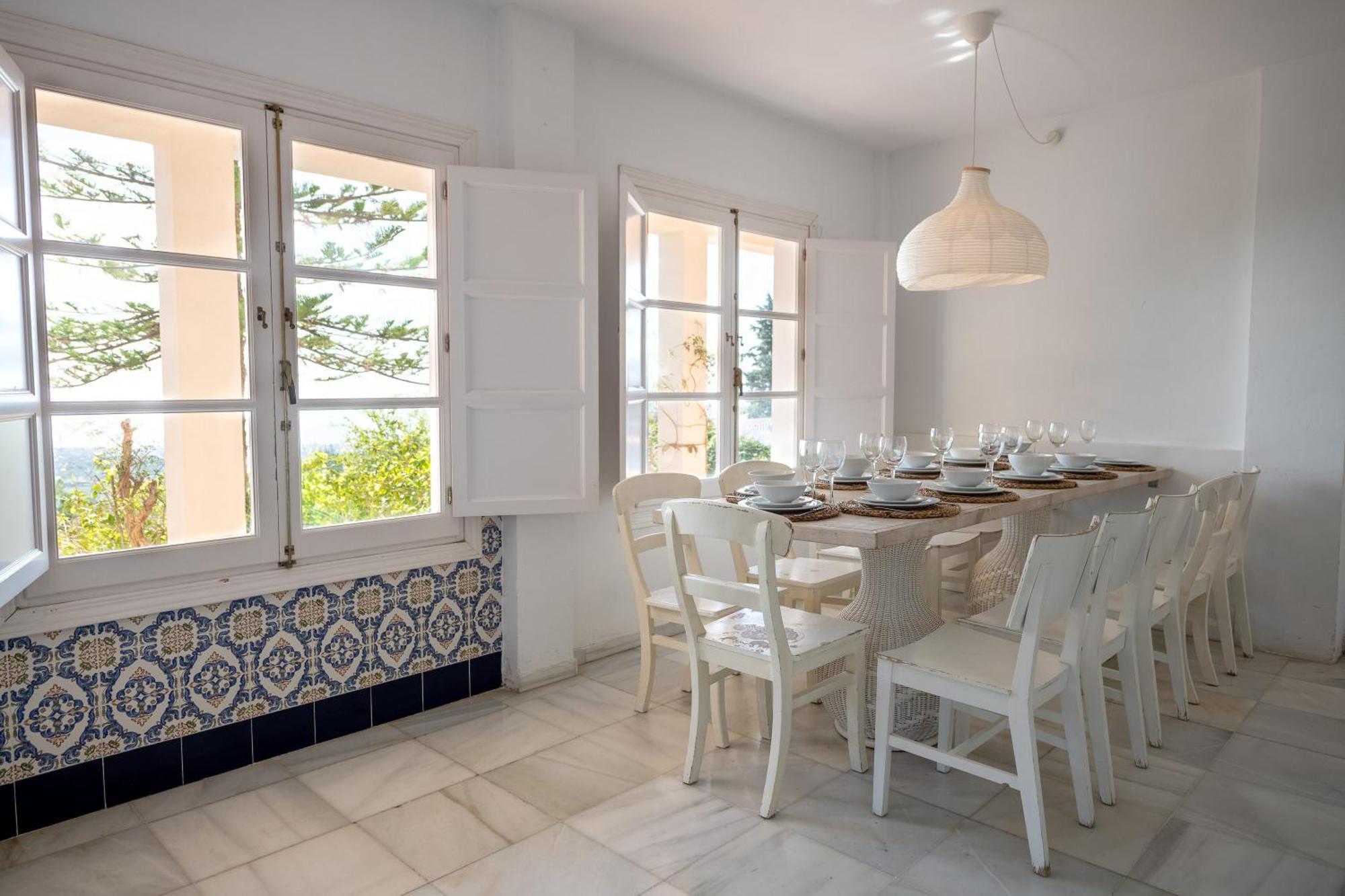 Gran Villa Con Vistas Al Mar Y Piscina Privada Malaga Bagian luar foto